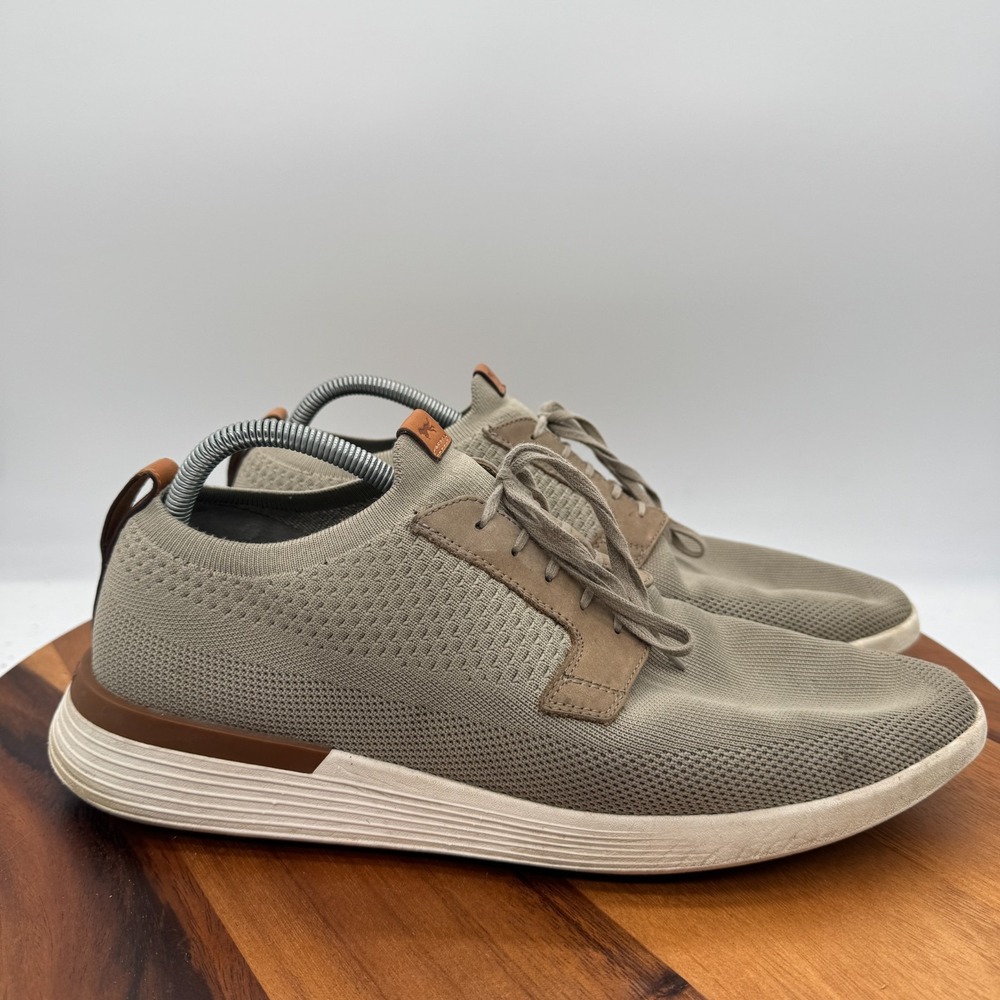 Wolf & Shepherd Shoes Mens 12 Swiftknit Derby Brown Dress Casual Sneakers